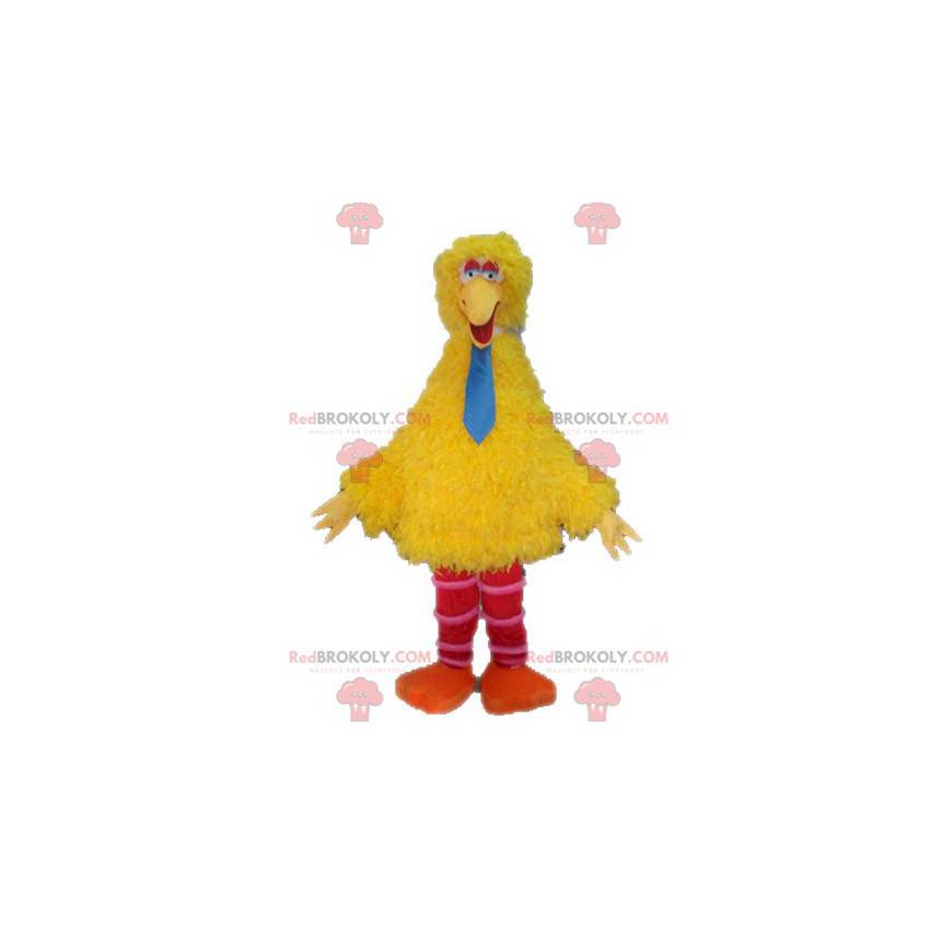 Big Bird maskot berömd gul fågel av Sesame Street -