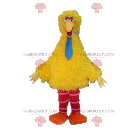 Mascotte de Big Bird célèbre oiseau jaune de Sesame Street -