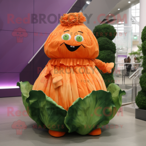 Orange Cabbage maskot...