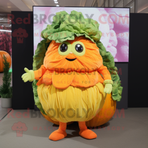 Orange Cabbage maskot...