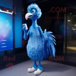 Blue Ostrich mascotte...