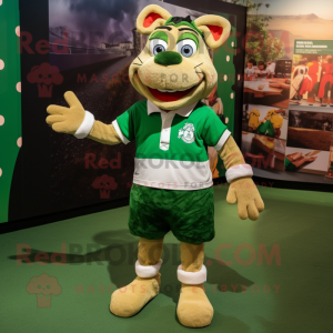 Groen Moussaka mascotte...