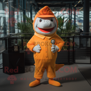 Orange Shark mascotte...