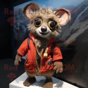 Rust Aye-Aye mascotte...