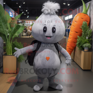 Gray Carrot mascotte...