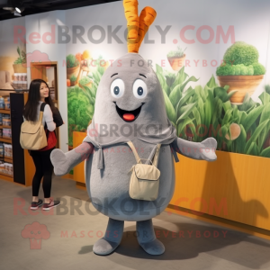 Postava maskota Grey Carrot...