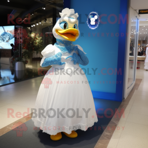 Blue Duck maskot kostume...