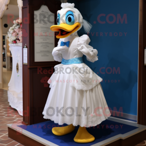 Blue Duck mascotte kostuum...