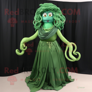 Forest Green Medusa maskot...