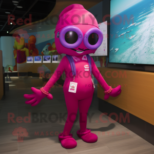 Postava maskota z Magenta...