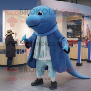  Blue Whale maskot kostume...