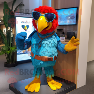  Macaw mascotte kostuum...