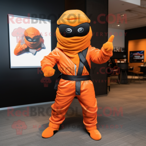 Orange Ninja mascotte...