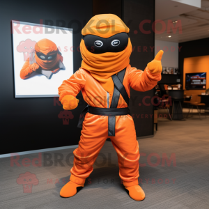Orangefarbener Ninja...