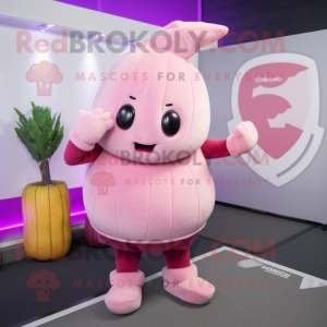 Pink majroe maskot kostume...