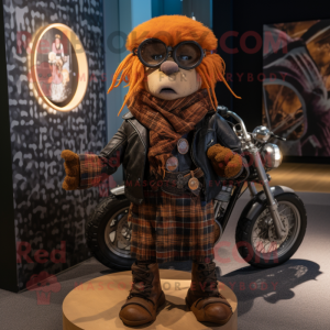 Rust bagpipe maskot drakt...
