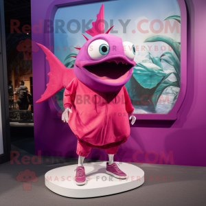 Magenta Swordfish mascotte...