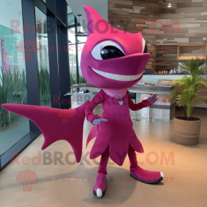 Magenta Swordfish mascotte...