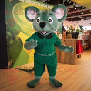 Forest Green Rat mascotte...