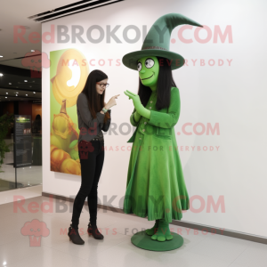 Postava maskota Green Witch...