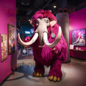 Magenta Mammoth maskot...