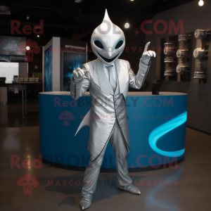 Silver Ray mascotte kostuum...