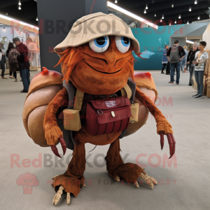 Rust Eremit Crab maskot...
