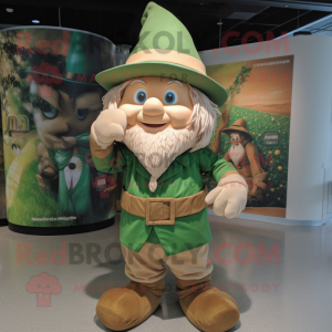 Tan Leprechaun Hat mascotte...