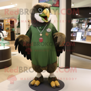 Postava maskota Olive Eagle...