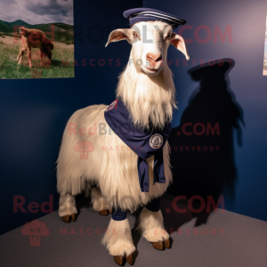 Navy Boer Goat maskot-dräkt...
