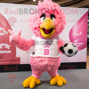 Pink Fried Chicken mascotte...
