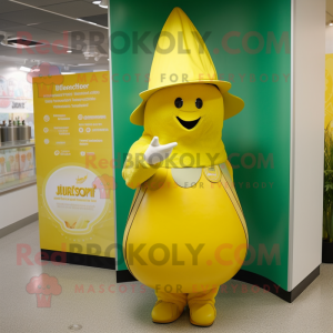 Cytrynowożółta postać w...