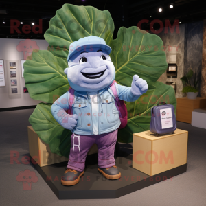 Magenta Cabbage Leaf maskot...