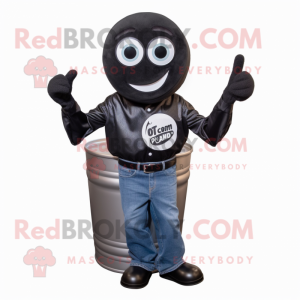 Black Soda Can maskot...