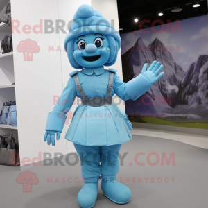 Cyan Soldier mascotte...