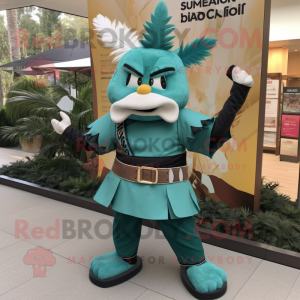 Teal Samurai mascotte...