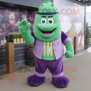 Purple Green Beer mascotte...