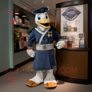 Navy Goose mascotte kostuum...