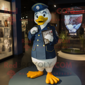 Navy Goose mascotte kostuum...