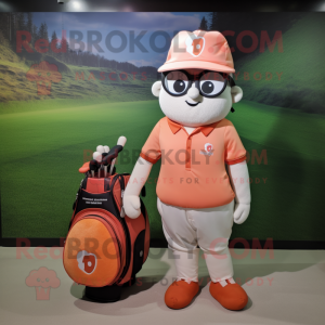 Peach golftas mascotte...