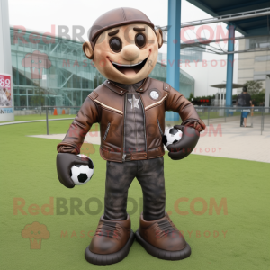 Brown Soccer Goal maskot...