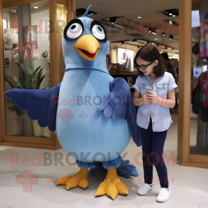 Blue Pigeon maskot drakt...