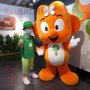 Orange Four Leaf Clover...