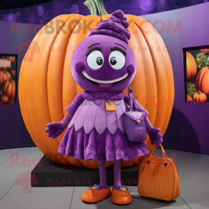 Purple Pumpkin mascotte...