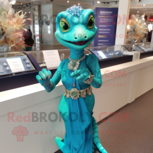 Teal Geckos mascotte...