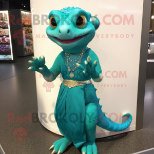 Teal Geckos mascotte...