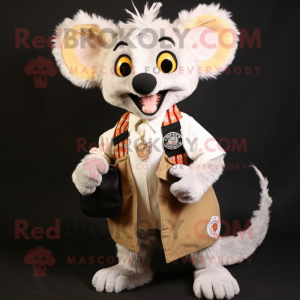 Creme Aye-Aye maskot...