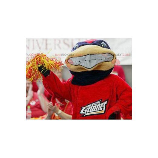 Mascota tortuga azul y roja - Redbrokoly.com