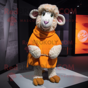 Orange Sheep mascotte...