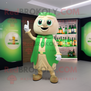 Personagem de mascote Beige...